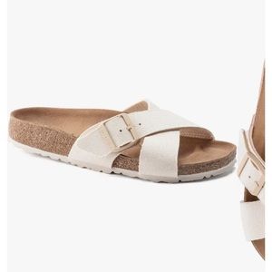 Birkenstock Sienna Canvas Slide Sandal 37
